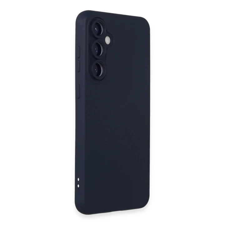 Samsung Galaxy S24 Kılıf Nano içi Kadife Silikon - Lacivert