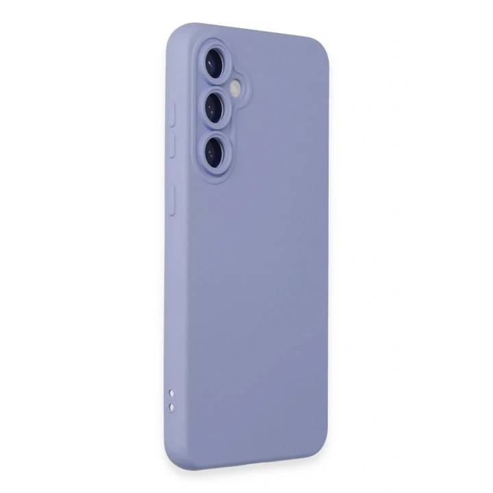 Samsung Galaxy S24 Kılıf Nano içi Kadife Silikon - Lila