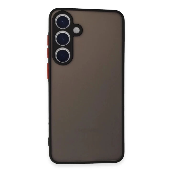 Samsung Galaxy S24 Plus Kılıf Montreal Silikon Kapak - Siyah