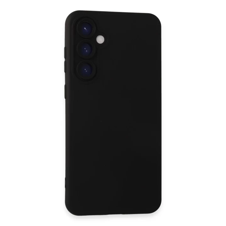Samsung Galaxy S24 Plus Kılıf Nano içi Kadife Silikon - Siyah