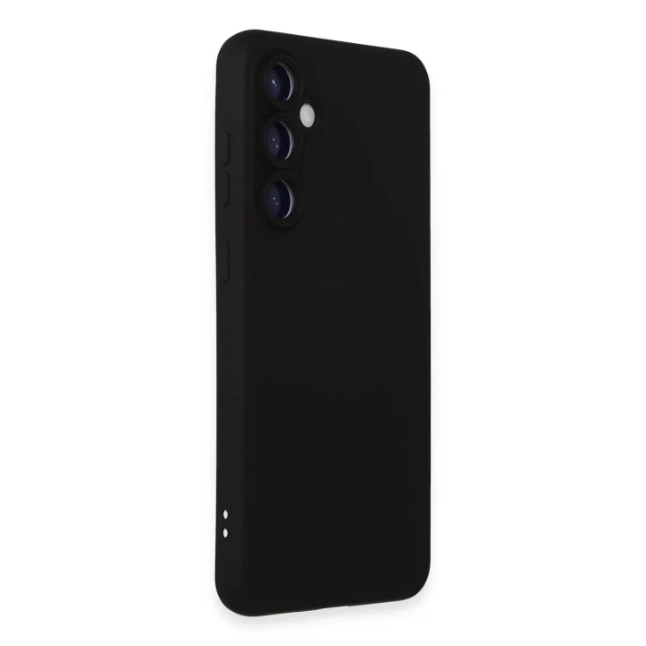 Samsung Galaxy S24 Plus Kılıf Nano içi Kadife Silikon - Siyah