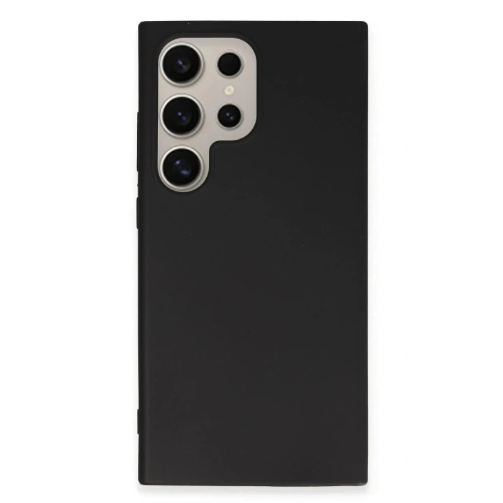 Samsung Galaxy S24 Ultra Kılıf First Silikon - Siyah