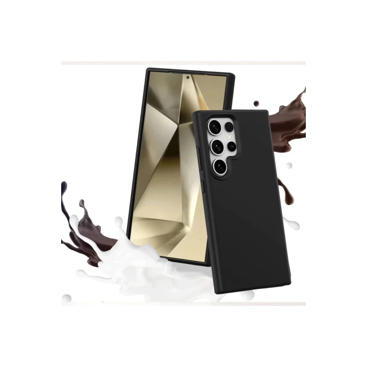 Samsung Galaxy S24 Ultra Kılıf First Silikon - Siyah