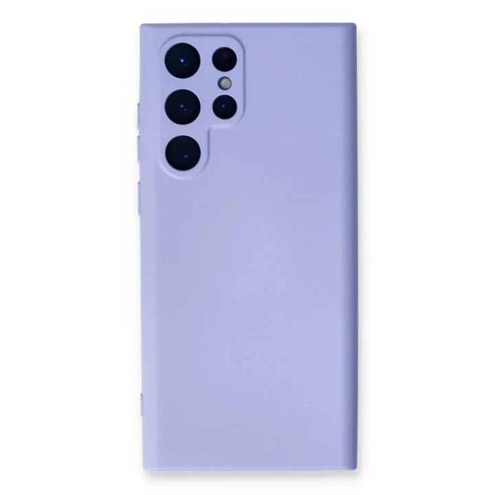 Samsung Galaxy S24 Ultra Kılıf Nano içi Kadife Silikon - Lila