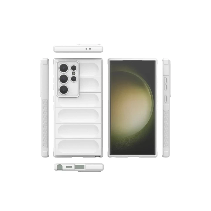 Samsung Galaxy S24 Ultra Kılıf Optimum Silikon - Krem