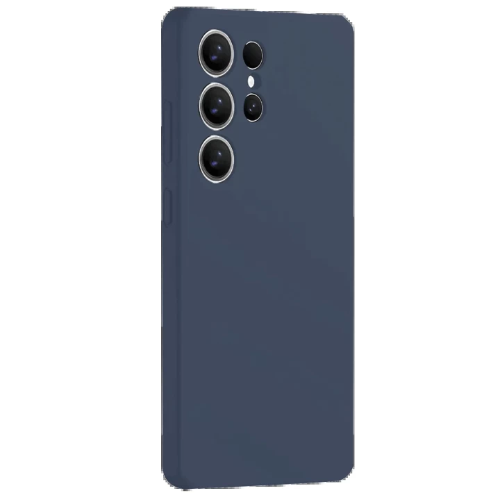 Samsung Galaxy S25 Ultra Kılıf Nano içi Kadife Silikon - Lacivert