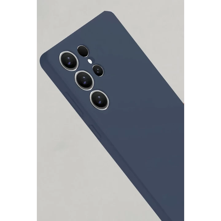 Samsung Galaxy S25 Ultra Kılıf Nano içi Kadife Silikon - Lacivert