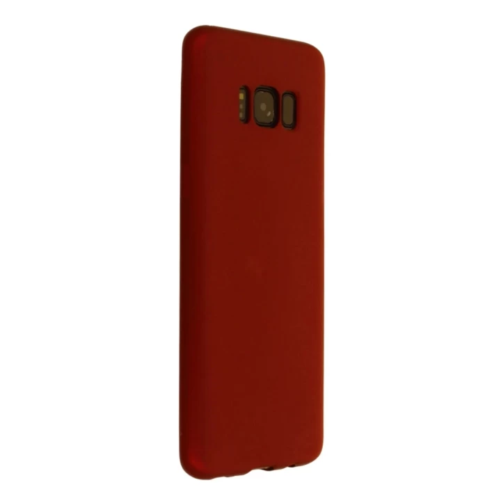 Samsung Galaxy S8 Kılıf First Silikon - Bordo