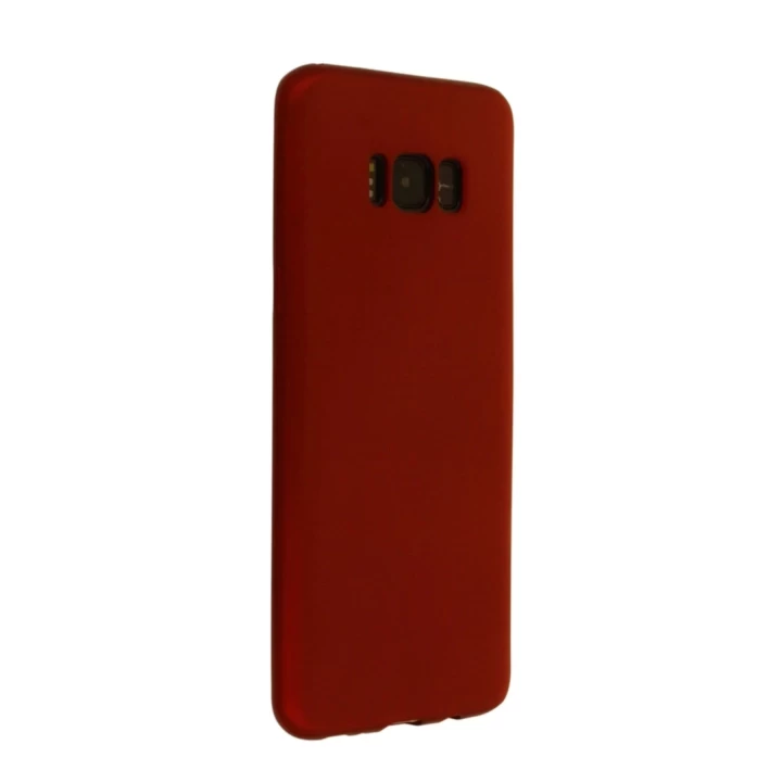 Samsung Galaxy S8 Plus Kılıf First Silikon - Bordo