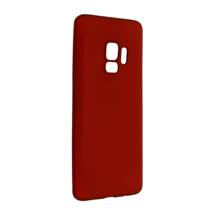 Samsung Galaxy S9 Kılıf First Silikon - Bordo