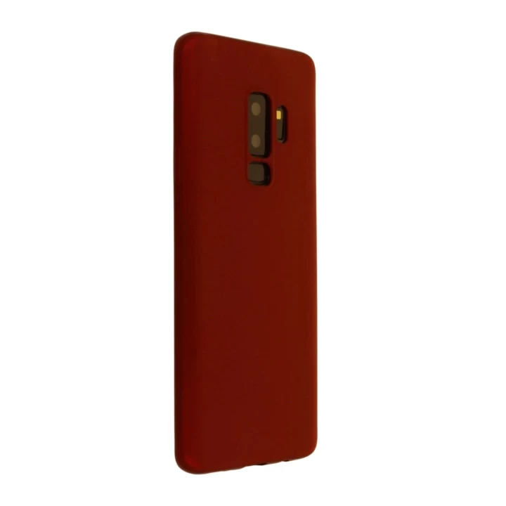 Samsung Galaxy S9 Plus Kılıf First Silikon - Bordo