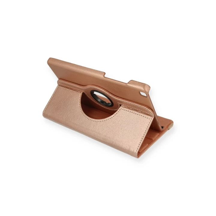 Samsung Galaxy T290 Tab A 8 Kılıf 360 Tablet Deri Kılıf - Rose Gold