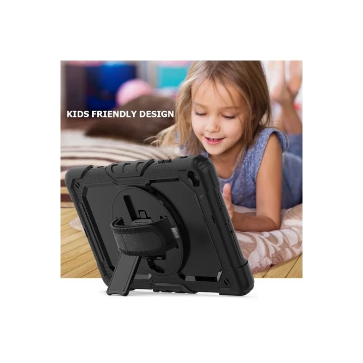 Samsung Galaxy T510 Tab A 10.1 Kılıf Pars Tablet Kapak - Siyah