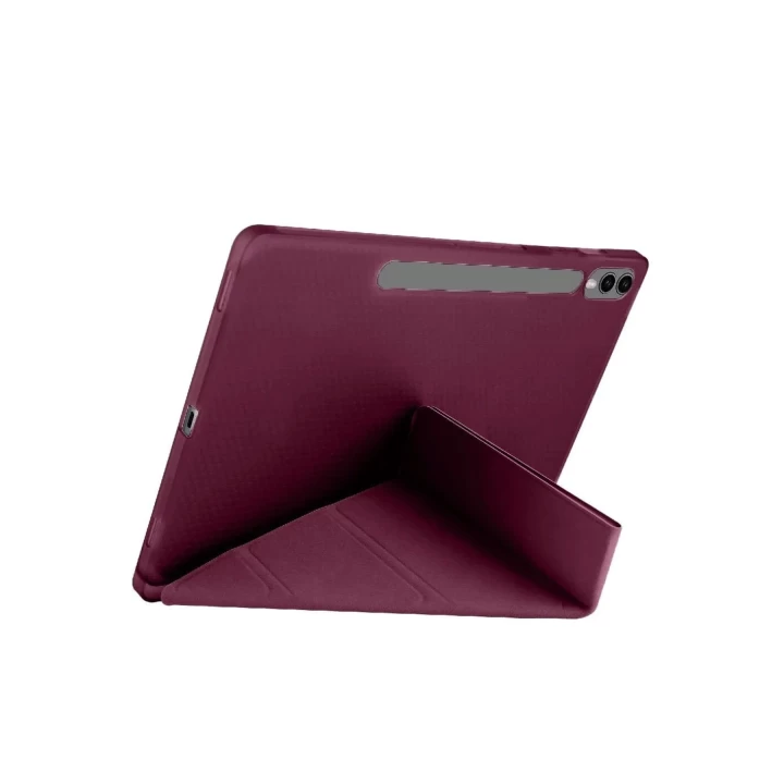 Samsung Galaxy X610 Tab S9 FE Plus 12.4 Kılıf Kalemlikli Mars Tablet Kılıfı - Mor