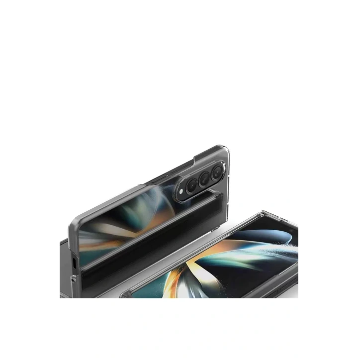 Samsung Galaxy Z Fold 3 Kılıf Fold TPU Silikon - Şeffaf