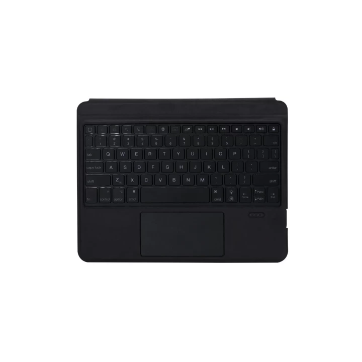 T5207D iPad Pro 11 (2022) Kılıf İnter Ledli Klavyeli Tablet Kılıfı - Siyah