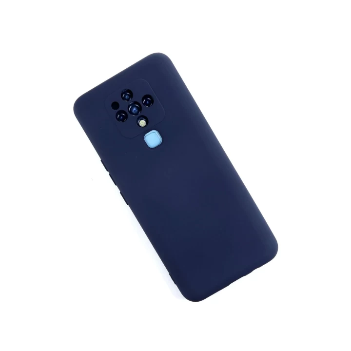 Tecno Camon 16 Kılıf Nano içi Kadife Silikon - Lacivert