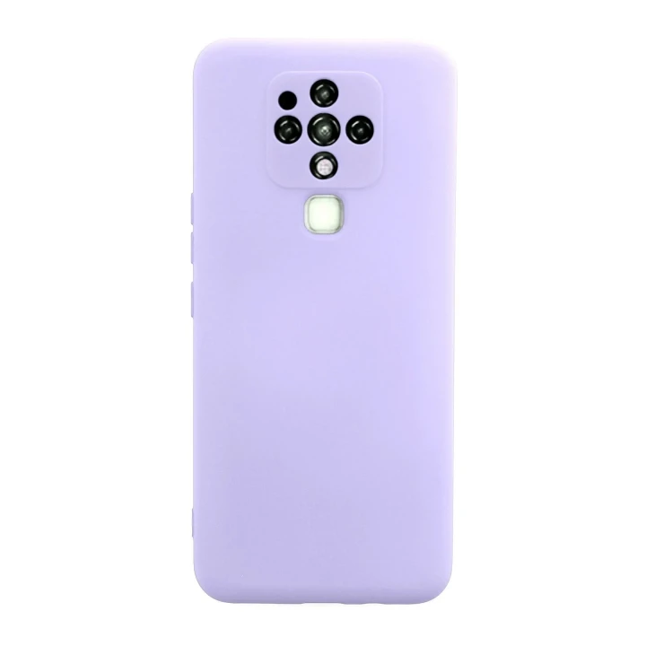 Tecno Camon 16 Kılıf Nano içi Kadife Silikon - Lila
