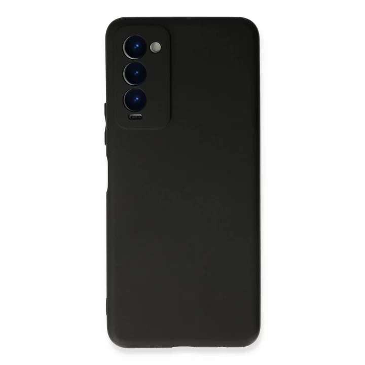 Tecno Camon 18 Kılıf First Silikon - Siyah