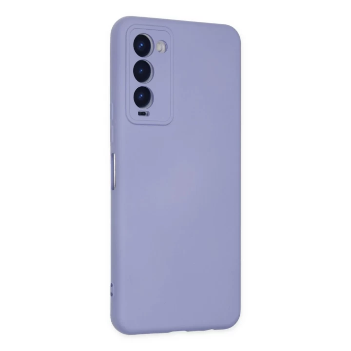Tecno Camon 18 Kılıf Nano içi Kadife Silikon - Lila