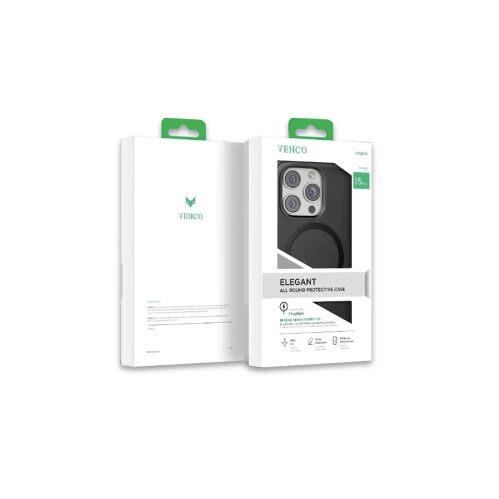 Venco iPhone 15 Pro Max Puskas Magsafe Kapak - Titan Gri