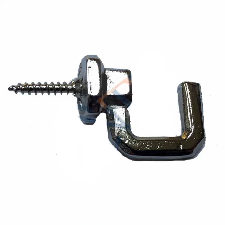 Vidalı Kanca, Askı Büyük - 15x23mm, Nikel - 1 Adet