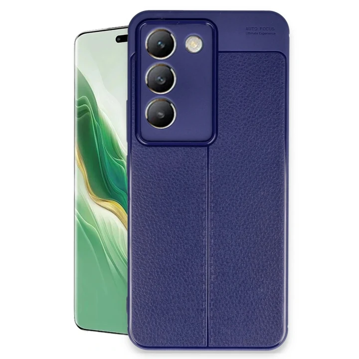 Vivo V30 Lite 4G Kılıf Auto Focus Kapak - Lacivert