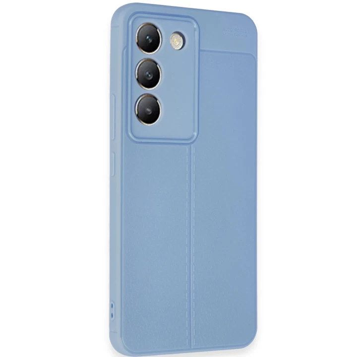Vivo V30 Lite 4G Kılıf Auto Focus Kapak - Mavi