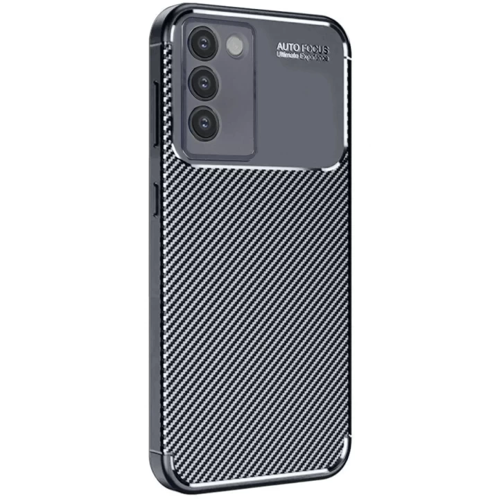 Vivo V30 Lite 4G Kılıf Auto Focus Karbon Kapak - Siyah