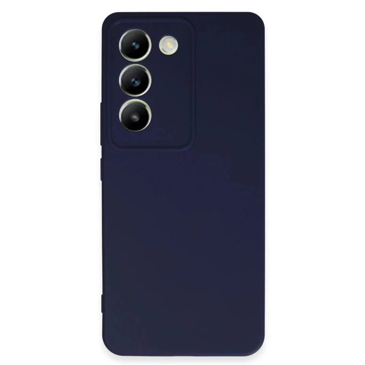 Vivo V30 Lite 4G Kılıf First Silikon - Lacivert