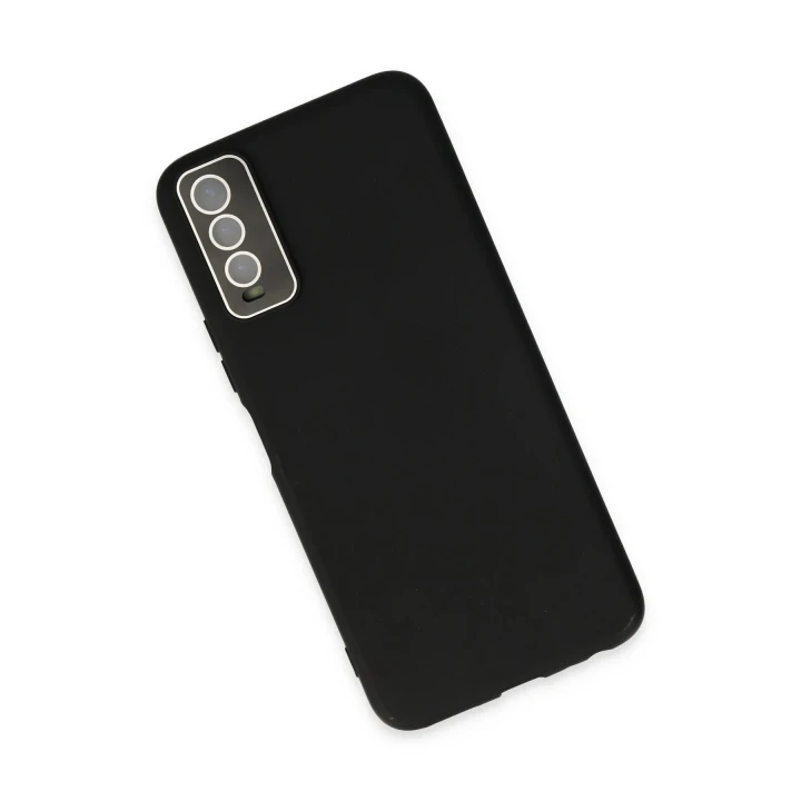 Vivo Y11S Kılıf Lansman Glass Kapak - Siyah