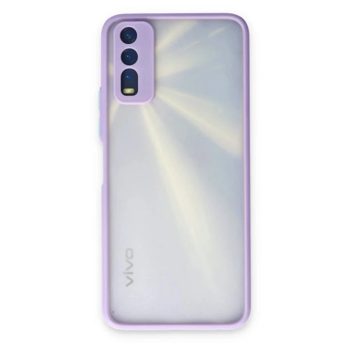 Vivo Y11S Kılıf Montreal Silikon Kapak - Mor
