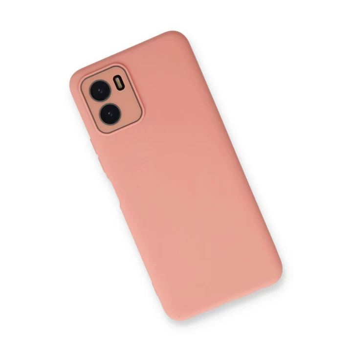 Vivo Y15S Kılıf Lansman Glass Kapak - Pembe