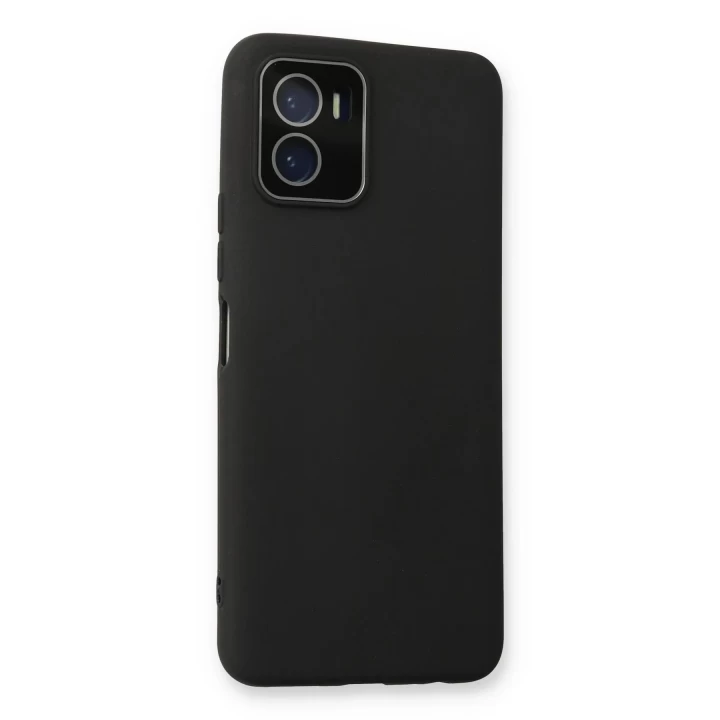 Vivo Y15S Kılıf Lansman Glass Kapak - Siyah