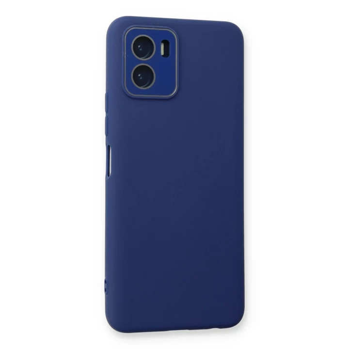 Vivo Y15S Kılıf Lansman Glass Kapak - Sky Blue