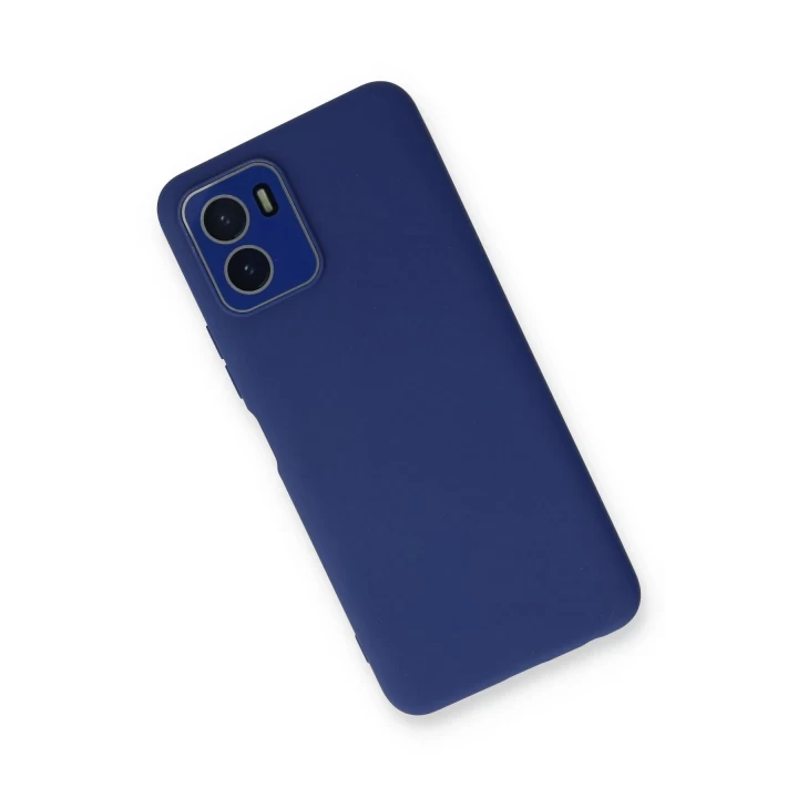 Vivo Y15S Kılıf Lansman Glass Kapak - Sky Blue