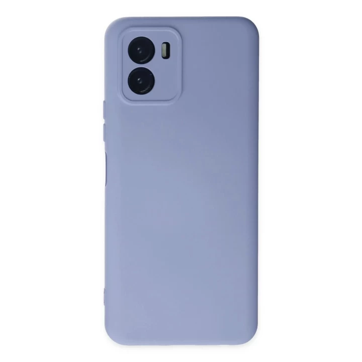 Vivo Y15S Kılıf Nano içi Kadife Silikon - Lila