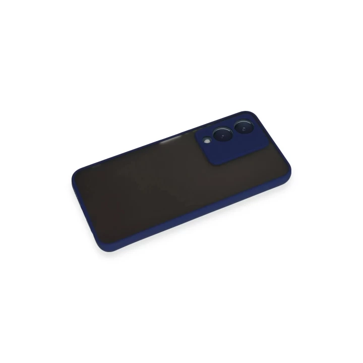 Vivo Y17S Kılıf Montreal Silikon Kapak - Lacivert