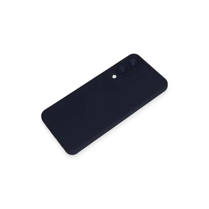 Vivo Y17S Kılıf Nano içi Kadife Silikon - Lacivert