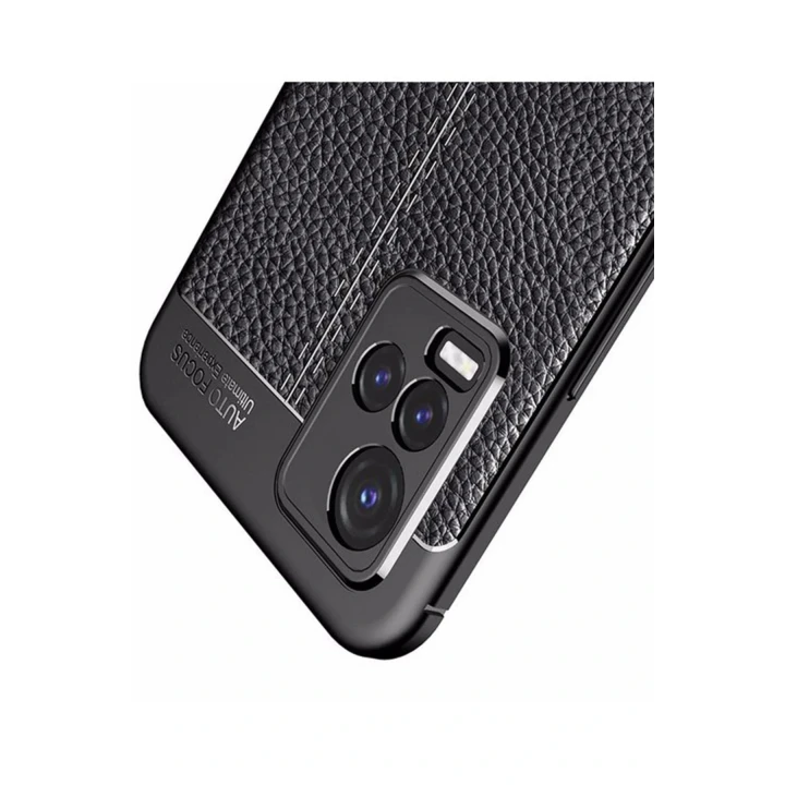 Vivo Y21S Kılıf Auto Focus Kapak - Siyah
