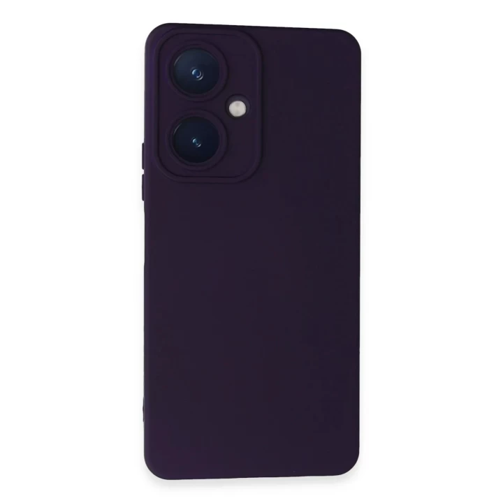 Vivo Y27 Kılıf Nano içi Kadife Silikon - Mor