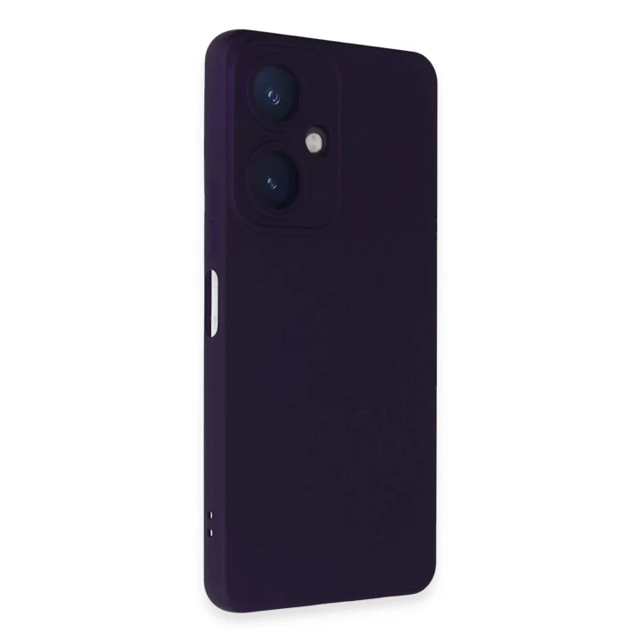 Vivo Y27 Kılıf Nano içi Kadife Silikon - Mor