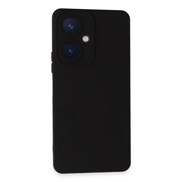 Vivo Y27 Kılıf Nano içi Kadife Silikon - Siyah