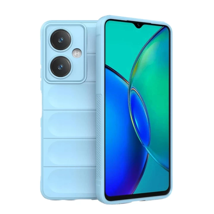 Vivo Y27 Kılıf Optimum Silikon - Sky Blue