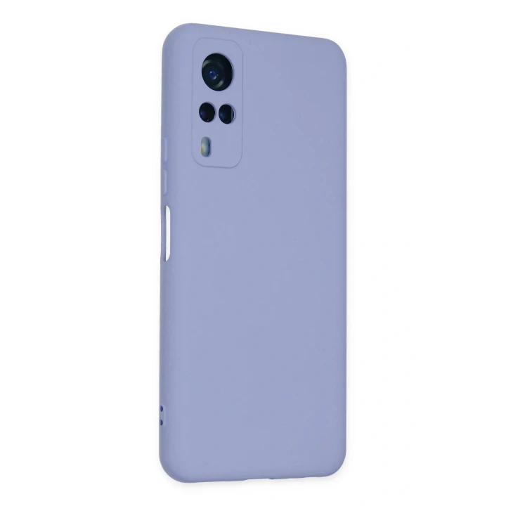 Vivo Y53S Kılıf Nano içi Kadife Silikon - Lila