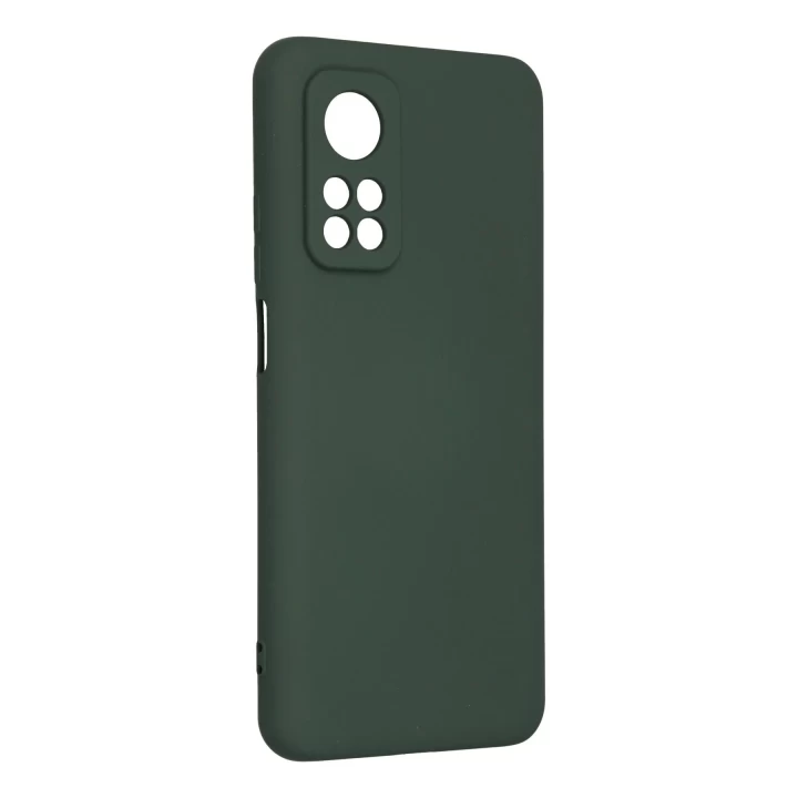 Xiaomi Mi 10T Kılıf Nano içi Kadife Silikon - Koyu Yeşil