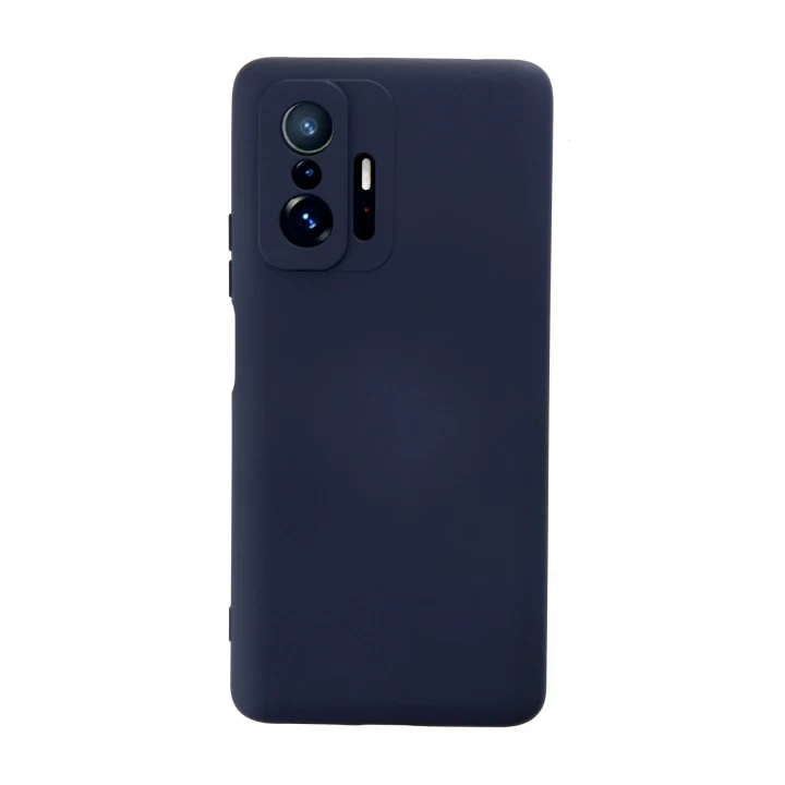 Xiaomi Mi 11T Pro Kılıf Nano içi Kadife Silikon - Lacivert