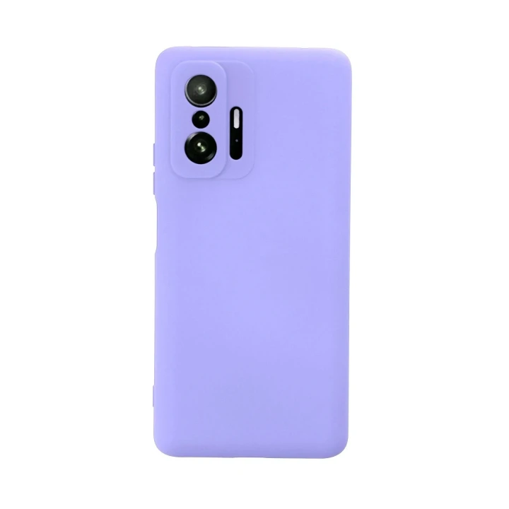 Xiaomi Mi 11T Pro Kılıf Nano içi Kadife Silikon - Lila