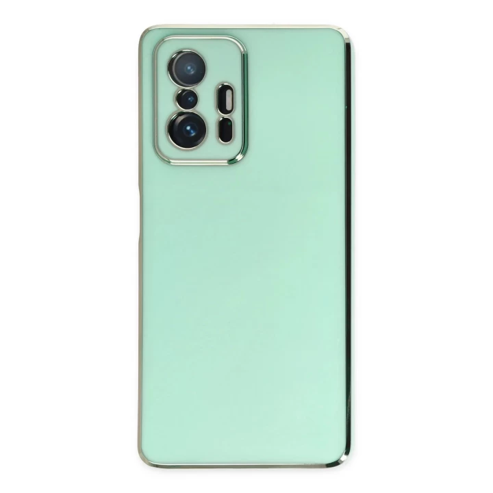Xiaomi Mi 11T Pro Kılıf Volet Silikon - Açık Yeşil