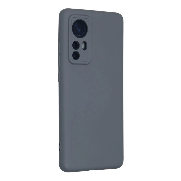 Xiaomi Mi 12 Kılıf Nano içi Kadife Silikon - Gri